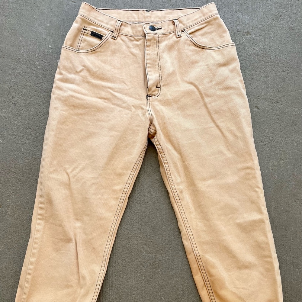 Yellow Jeans Wrangler brand